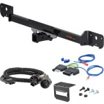 For 2014-2024 Ram ProMaster 2500 Trailer Hitch + Wiring 5 Pin Fits Models w/ Existing USCAR 7-way Curt 13295 2 inch Tow Receiver For 2014-2024 Ram ProMaster 2500 Trailer Hitch + Wiring 5 Pin Fits Models w/ Existing USCAR 7-way Curt 13295 2 inch Tow Receiver