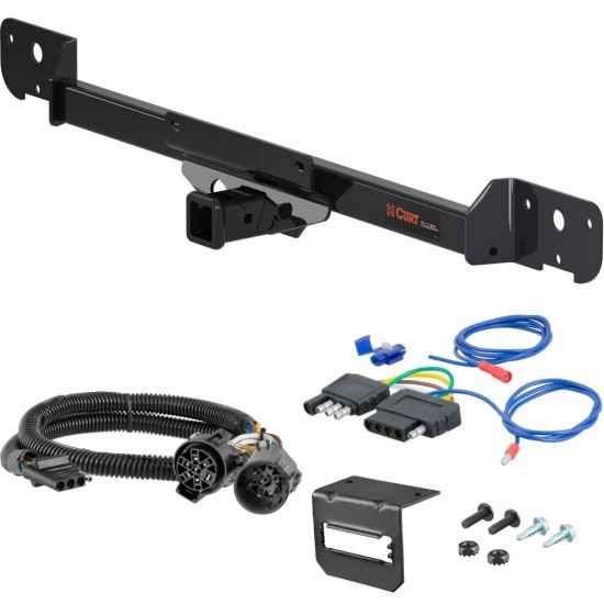 For 2014-2024 Ram ProMaster 2500 Trailer Hitch + Wiring 5 Pin Fits Models w/ Existing USCAR 7-way Curt 13295 2 inch Tow Receiver For 2014-2024 Ram ProMaster 2500 Trailer Hitch + Wiring 5 Pin Fits Models w/ Existing USCAR 7-way Curt 13295 2 inch Tow Receiver