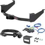 For 2017-2024 Nissan TITAN Trailer Hitch + Wiring 5 Pin Fits Models w/ Existing USCAR 7-way Curt 13304 2 inch Tow Receiver For 2017-2024 Nissan TITAN Trailer Hitch + Wiring 5 Pin Fits Models w/ Existing USCAR 7-way Curt 13304 2 inch Tow Receiver