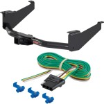 For 2017-2024 Nissan TITAN Trailer Hitch + Wiring 4 Pin Fits All Models Curt 13304 58044 2 inch Tow Receiver For 2017-2024 Nissan TITAN Trailer Hitch + Wiring 4 Pin Fits All Models Curt 13304 58044 2 inch Tow Receiver