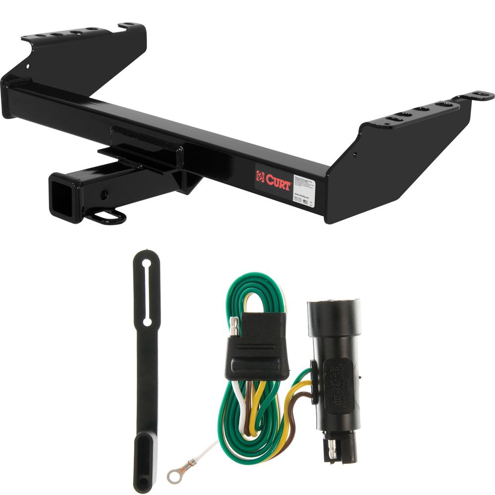 For 1973-1979 Ford F100 Trailer Hitch + Wiring 4 Pin Fits All Models Curt 13310 55301 2 inch Tow Receiver For 1973-1979 Ford F100 Trailer Hitch + Wiring 4 Pin Fits All Models Curt 13310 55301 2 inch Tow Receiver