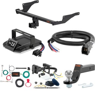 For 2017-2021 Mazda CX-5 Tow Package Camp n' Field Trailer Hitch + Brake Controller Curt Assure 51160 Proportional Up To 4 Axles + 7 Way Trailer Wiring Plug & 2-5/16" ball 4 inch drop Except Diesel Curt 13315 2 inch Tow Receiver For 2017-2021 Mazda CX-5 Tow Package Camp n' Field Trailer Hitch + Brake Controller Curt Assure 51160 Proportional Up To 4 Axles + 7 Way Trailer Wiring Plug & 2-5/16" ball 4 inch drop Except Diesel Curt 13315 2 inch Tow Receiver