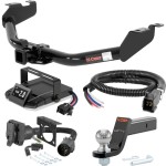 For 2007-2013 Chevy Silverado 1500 Tow Package Camp n' Field Trailer Hitch + Brake Controller Curt Assure 51160 Proportional Up To 4 Axles + 7 Way Trailer Wiring Plug & 2-5/16" ball 4 inch drop Fits All Models Curt 13322 2 inch Tow Receiver For 2007-2013 Chevy Silverado 1500 Tow Package Camp n' Field Trailer Hitch + Brake Controller Curt Assure 51160 Proportional Up To 4 Axles + 7 Way Trailer Wiring Plug & 2-5/16" ball 4 inch drop Fits All Models Curt 13322 2 inch Tow Receiver