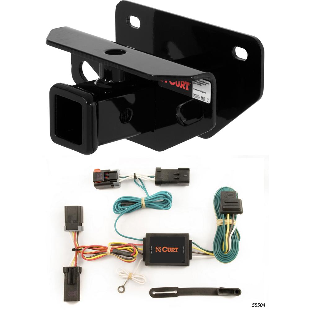 For 2004-2005 Dodge Ram 1500 Trailer Hitch + Wiring 4 Pin Except factory receiver Curt 13333 55504 2 inch Tow Receiver For 2004-2005 Dodge Ram 1500 Trailer Hitch + Wiring 4 Pin Except factory receiver Curt 13333 55504 2 inch Tow Receiver