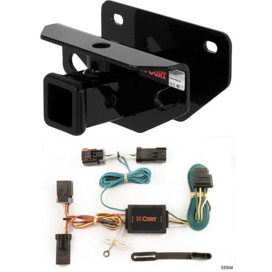 For 2004-2005 Dodge Ram 1500 Trailer Hitch + Wiring 4 Pin Except factory receiver Curt 13333 55504 2 inch Tow Receiver For 2004-2005 Dodge Ram 1500 Trailer Hitch + Wiring 4 Pin Except factory receiver Curt 13333 55504 2 inch Tow Receiver