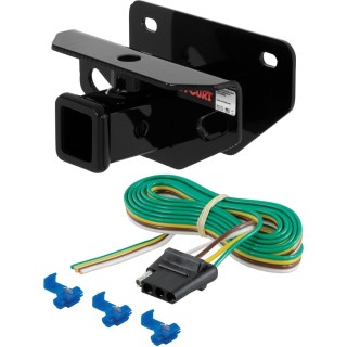 For Dodge Ram 3500 Trailer Hitch + Wiring 4 Plug Exc factory hitch 