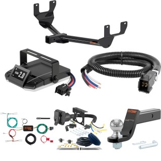 For 2015-2021 Lexus NX300h Tow Package Camp n' Field Trailer Hitch + Brake Controller Curt Assure 51160 Proportional Up To 4 Axles + 7 Way Trailer Wiring Plug & 2-5/16" ball 4 inch drop Fits All Models Curt 13337 2 inch Tow Receiver For 2015-2021 Lexus NX300h Tow Package Camp n' Field Trailer Hitch + Brake Controller Curt Assure 51160 Proportional Up To 4 Axles + 7 Way Trailer Wiring Plug & 2-5/16" ball 4 inch drop Fits All Models Curt 13337 2 inch Tow Receiver