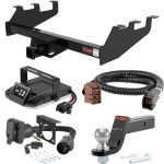 For 2007 Chevy Silverado 1500 HD Classic Tow Package Camp n' Field Trailer Hitch + Brake Controller Curt Assure 51160 Proportional Up To 4 Axles + 7 Way Trailer Wiring Plug & 2-5/16" ball 4 inch drop Fits 10" drop bumper or Tommy Gate lift C For 2007 Chevy Silverado 1500 HD Classic Tow Package Camp n' Field Trailer Hitch + Brake Controller Curt Assure 51160 Proportional Up To 4 Axles + 7 Way Trailer Wiring Plug & 2-5/16" ball 4 inch drop Fits 10" drop bumper or Tommy Gate lift C