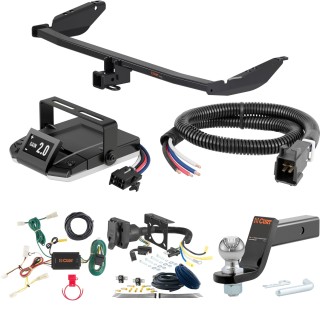 For 2011-2014 Toyota Sienna Tow Package Camp n' Field Trailer Hitch + Brake Controller Curt Assure 51160 Proportional Up To 4 Axles + 7 Way Trailer Wiring Plug & 2-5/16" ball 4 inch drop Fits All Models Curt 13343 2 inch Tow Receiver For 2011-2014 Toyota Sienna Tow Package Camp n' Field Trailer Hitch + Brake Controller Curt Assure 51160 Proportional Up To 4 Axles + 7 Way Trailer Wiring Plug & 2-5/16" ball 4 inch drop Fits All Models Curt 13343 2 inch Tow Receiver