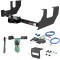 For 2004 Ford F150 New Body Trailer Hitch + Wiring 5 Pin Fits Models w/o Factory Connector Curt 13352 2 inch Tow Receiver