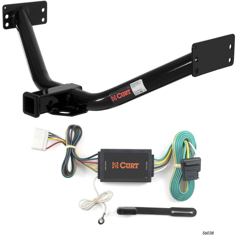 For 2007-2013 Acura MDX Trailer Hitch + Wiring 4 Pin Fits Models w/o Full Size Spare Curt 13354 56038 2 inch Tow Receiver For 2007-2013 Acura MDX Trailer Hitch + Wiring 4 Pin Fits Models w/o Full Size Spare Curt 13354 56038 2 inch Tow Receiver