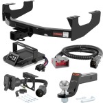 For 2008-2016 Ford F250 Super Duty Tow Package Camp n' Field Trailer Hitch + Brake Controller Curt Assure 51160 Proportional Up To 4 Axles + 7 Way Trailer Wiring Plug & 2-5/16" ball 4 inch drop Fits Models w/ USCAR 7-way Factory Connector Excludi For 2008-2016 Ford F250 Super Duty Tow Package Camp n' Field Trailer Hitch + Brake Controller Curt Assure 51160 Proportional Up To 4 Axles + 7 Way Trailer Wiring Plug & 2-5/16" ball 4 inch drop Fits Models w/ USCAR 7-way Factory Connector Excludi