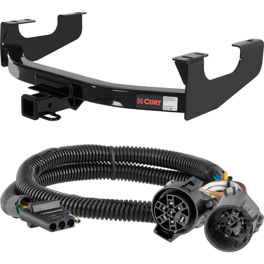 For 2008-2016 Ford F350 Super Duty Trailer Hitch + Wiring 4 Pin Fits Models w/ USCAR 7-way Factory Connector Excluding Cab & Chassis Curt 13355 55384 2 inch Tow Receiver For 2008-2016 Ford F350 Super Duty Trailer Hitch + Wiring 4 Pin Fits Models w/ USCAR 7-way Factory Connector Excluding Cab & Chassis Curt 13355 55384 2 inch Tow Receiver