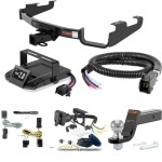 For 2004-2007 Dodge Caravan Tow Package Camp n' Field Trailer Hitch + Brake Controller Curt Assure 51160 Proportional Up To 4 Axles + 7 Way Trailer Wiring Plug & 2-5/16" ball 4 inch drop Except Stow 'n Go or Sport Curt 13362 2 inch Tow Receiver For 2004-2007 Dodge Caravan Tow Package Camp n' Field Trailer Hitch + Brake Controller Curt Assure 51160 Proportional Up To 4 Axles + 7 Way Trailer Wiring Plug & 2-5/16" ball 4 inch drop Except Stow 'n Go or Sport Curt 13362 2 inch Tow Receiver