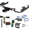For 2001-2003 Dodge Caravan Trailer Hitch + Wiring 5 Pin Except Stow 'n Go or Sport Curt 13362 2 inch Tow Receiver