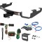 For 2001-2003 Dodge Caravan Trailer Hitch + Wiring 5 Pin Except Stow 'n Go or Sport Curt 13362 2 inch Tow Receiver