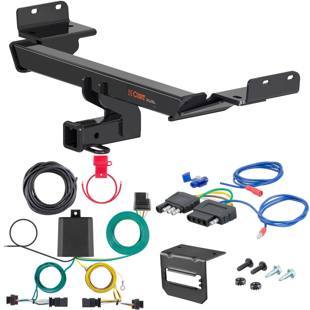 For 2022-2024 Jeep Compass Trailer Hitch + Wiring 5 Pin Fits All Models Curt 13363 2 inch Tow Receiver For 2022-2024 Jeep Compass Trailer Hitch + Wiring 5 Pin Fits All Models Curt 13363 2 inch Tow Receiver