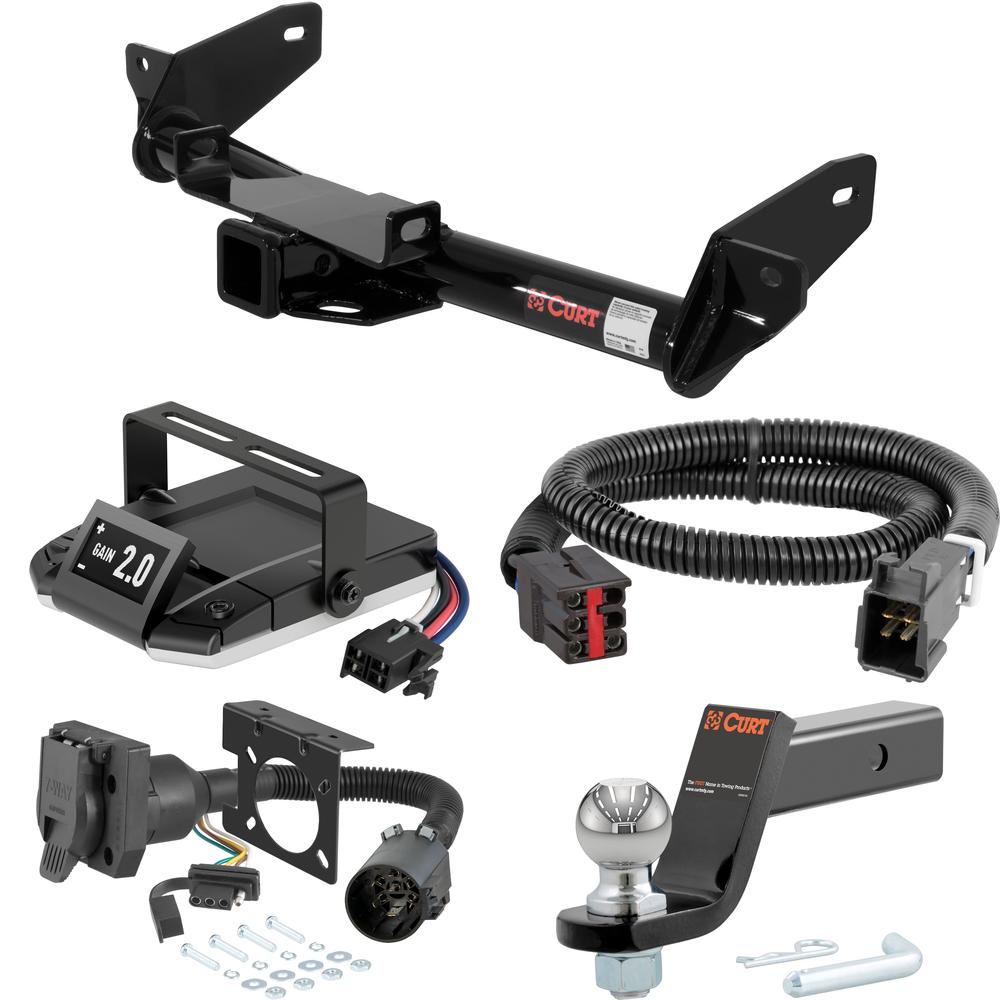 For 2006 Ford F150 Tow Package Camp n' Field Trailer Hitch + Brake Controller Curt Assure 51160 Proportional Up To 4 Axles + 7 Way Trailer Wiring Plug & 2-5/16" ball 4 inch drop Fits Models w/ USCAR 7-way Except w/ Factory Hitch Built After 8/5/0 For 2006 Ford F150 Tow Package Camp n' Field Trailer Hitch + Brake Controller Curt Assure 51160 Proportional Up To 4 Axles + 7 Way Trailer Wiring Plug & 2-5/16" ball 4 inch drop Fits Models w/ USCAR 7-way Except w/ Factory Hitch Built After 8/5/0