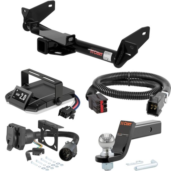 For 2006 Ford F150 Tow Package Camp n' Field Trailer Hitch + Brake Controller Curt Assure 51160 Proportional Up To 4 Axles + 7 Way Trailer Wiring Plug & 2-5/16" ball 4 inch drop Fits Models w/ USCAR 7-way Except w/ Factory Hitch Built After 8/5/0 For 2006 Ford F150 Tow Package Camp n' Field Trailer Hitch + Brake Controller Curt Assure 51160 Proportional Up To 4 Axles + 7 Way Trailer Wiring Plug & 2-5/16" ball 4 inch drop Fits Models w/ USCAR 7-way Except w/ Factory Hitch Built After 8/5/0