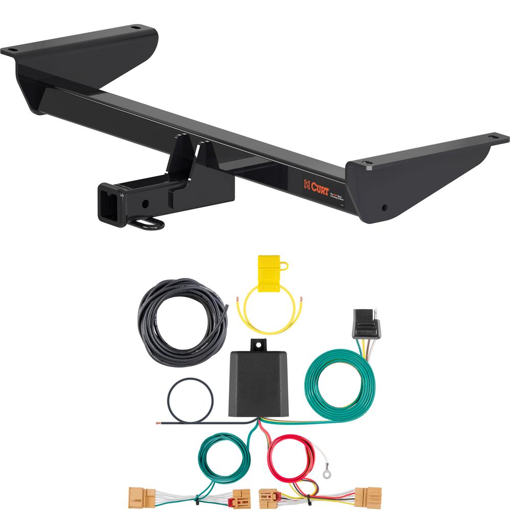 For 2018-2019 VW Atlas Trailer Hitch + Wiring 4 Pin Fits All Models Curt 13366 56383 2 inch Tow Receiver For 2018-2019 VW Atlas Trailer Hitch + Wiring 4 Pin Fits All Models Curt 13366 56383 2 inch Tow Receiver