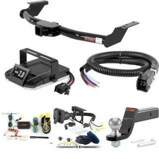 For 2007-2014 Toyota FJ Cruiser Tow Package Camp n' Field Trailer Hitch + Brake Controller Curt Assure 51160 Proportional Up To 4 Axles + 7 Way Trailer Wiring Plug & 2-5/16" ball 4 inch drop Fits All Models Curt 13367 2 inch Tow Receiver For 2007-2014 Toyota FJ Cruiser Tow Package Camp n' Field Trailer Hitch + Brake Controller Curt Assure 51160 Proportional Up To 4 Axles + 7 Way Trailer Wiring Plug & 2-5/16" ball 4 inch drop Fits All Models Curt 13367 2 inch Tow Receiver
