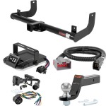 For 2009-2014 Ford F150 Tow Package Camp n' Field Trailer Hitch + Brake Controller Curt Assure 51160 Proportional Up To 4 Axles + 7 Way Trailer Wiring Plug & 2-5/16" ball 4 inch drop Fits Models w/ Factory 4-Flat Excluding factory receiver Curt 1 For 2009-2014 Ford F150 Tow Package Camp n' Field Trailer Hitch + Brake Controller Curt Assure 51160 Proportional Up To 4 Axles + 7 Way Trailer Wiring Plug & 2-5/16" ball 4 inch drop Fits Models w/ Factory 4-Flat Excluding factory receiver Curt 1