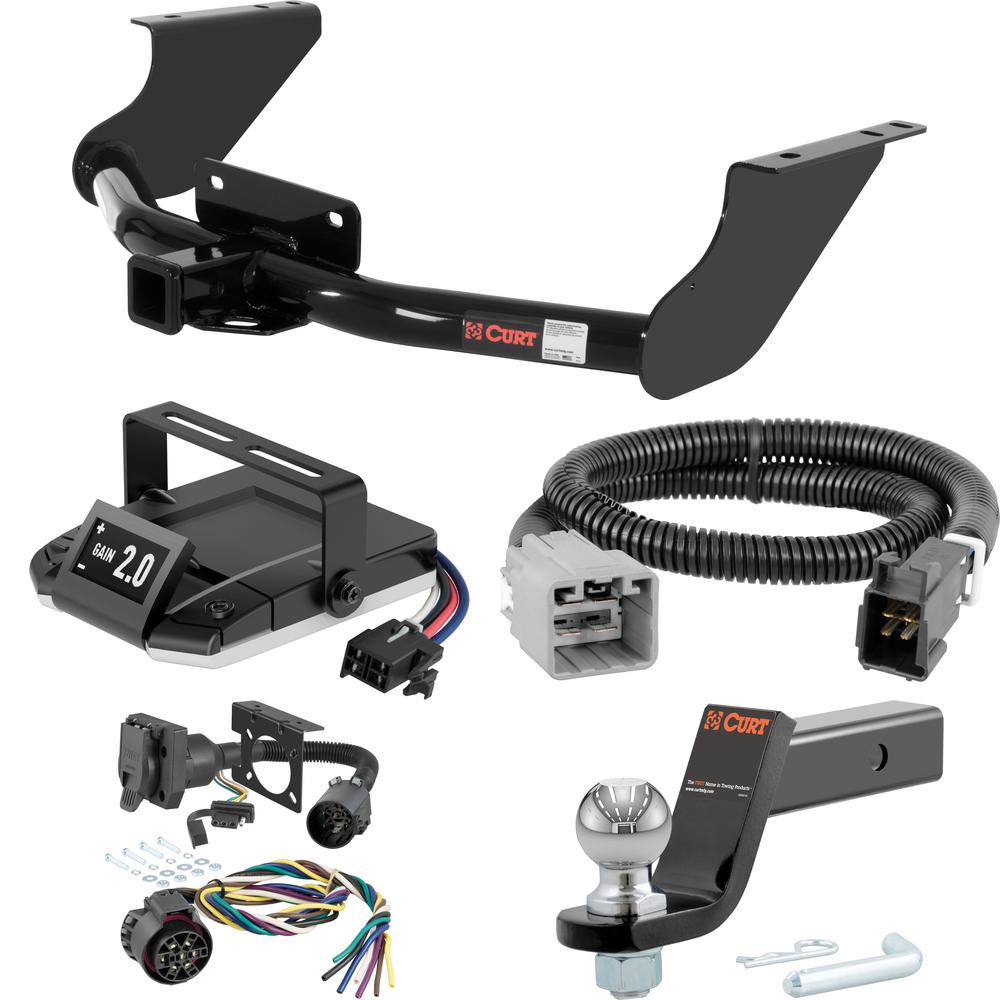 For 2019-2024 Ram 1500 Classic Tow Package Camp n' Field Trailer Hitch + Brake Controller Curt Assure 51160 Proportional Up To 4 Axles + 7 Way Trailer Wiring Plug & 2-5/16" ball 4 inch drop Except factory receiver Curt 13374 2 inch Tow Receiver For 2019-2024 Ram 1500 Classic Tow Package Camp n' Field Trailer Hitch + Brake Controller Curt Assure 51160 Proportional Up To 4 Axles + 7 Way Trailer Wiring Plug & 2-5/16" ball 4 inch drop Except factory receiver Curt 13374 2 inch Tow Receiver