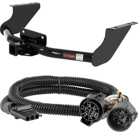 For 2015-2018 Ram 1500 Trailer Hitch + Wiring 4 Pin Fits Models w/ USCAR 7-way Factory Connector Excluding factory receiver Curt 13374 55384 2 inch Tow Receiver For 2015-2018 Ram 1500 Trailer Hitch + Wiring 4 Pin Fits Models w/ USCAR 7-way Factory Connector Excluding factory receiver Curt 13374 55384 2 inch Tow Receiver