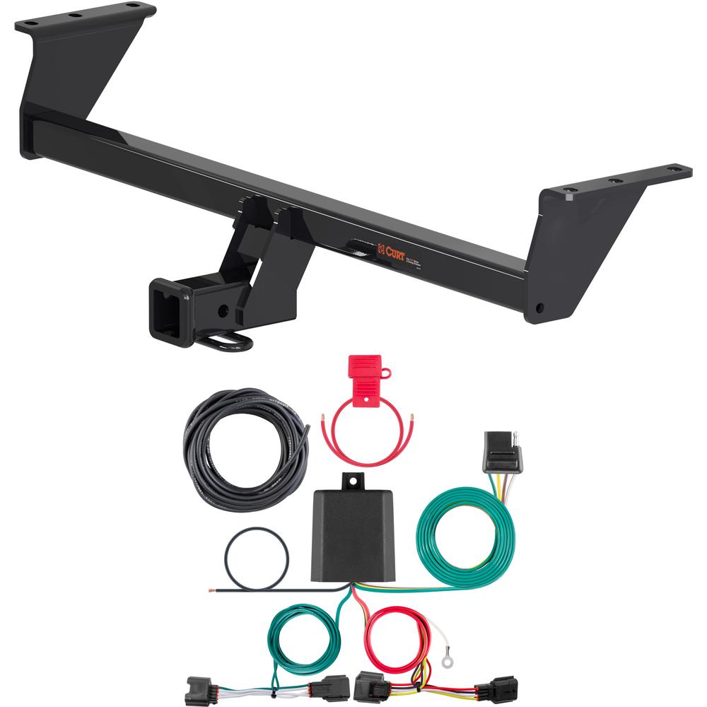For 2020-2022 Nissan Rogue Sport Trailer Hitch + Wiring 4 Pin Fits All Models Curt 13377 56445 2 inch Tow Receiver For 2020-2022 Nissan Rogue Sport Trailer Hitch + Wiring 4 Pin Fits All Models Curt 13377 56445 2 inch Tow Receiver