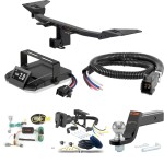 For 2013-2019 Ford Taurus Tow Package Camp n' Field Trailer Hitch + Brake Controller Curt Assure 51160 Proportional Up To 4 Axles + 7 Way Trailer Wiring Plug & 2-5/16" ball 4 inch drop Fits All Models Curt 13379 2 inch Tow Receiver For 2013-2019 Ford Taurus Tow Package Camp n' Field Trailer Hitch + Brake Controller Curt Assure 51160 Proportional Up To 4 Axles + 7 Way Trailer Wiring Plug & 2-5/16" ball 4 inch drop Fits All Models Curt 13379 2 inch Tow Receiver