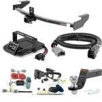 For 2006-2014 Honda Ridgeline Tow Package Camp n' Field Trailer Hitch + Brake Controller Curt Assure 51160 Proportional Up To 4 Axles + 7 Way Trailer Wiring Plug & 2-5/16" ball 4 inch drop Fits All Models Curt 13385 2 inch Tow Receiver For 2006-2014 Honda Ridgeline Tow Package Camp n' Field Trailer Hitch + Brake Controller Curt Assure 51160 Proportional Up To 4 Axles + 7 Way Trailer Wiring Plug & 2-5/16" ball 4 inch drop Fits All Models Curt 13385 2 inch Tow Receiver
