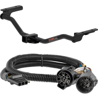 For 2011-2019 Ford Explorer Trailer Hitch + Wiring 4 Pin Fits Models w/ Existing USCAR 7-way Curt 13386 55384 2 inch Tow Receiver For 2011-2019 Ford Explorer Trailer Hitch + Wiring 4 Pin Fits Models w/ Existing USCAR 7-way Curt 13386 55384 2 inch Tow Receiver