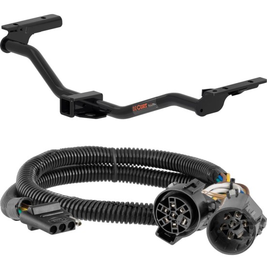 For 2011-2019 Ford Explorer Trailer Hitch + Wiring 4 Pin Fits Models w/ Existing USCAR 7-way Curt 13386 55384 2 inch Tow Receiver For 2011-2019 Ford Explorer Trailer Hitch + Wiring 4 Pin Fits Models w/ Existing USCAR 7-way Curt 13386 55384 2 inch Tow Receiver