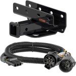 For 2007-2018 Jeep Wrangler JK Trailer Hitch + Wiring 4 Pin Fits Models w/ Existing USCAR 7-way Curt 13392 55384 2 inch Tow Receiver For 2007-2018 Jeep Wrangler JK Trailer Hitch + Wiring 4 Pin Fits Models w/ Existing USCAR 7-way Curt 13392 55384 2 inch Tow Receiver
