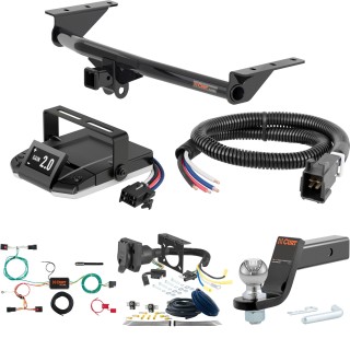 For 2015-2019 Land Rover Discovery Sport Tow Package Camp n' Field Trailer Hitch + Brake Controller Curt Assure 51160 Proportional Up To 4 Axles + 7 Way Trailer Wiring Plug & 2-5/16" ball 4 inch drop Except 5+2 seating Curt 13396 2 inch Tow Recei For 2015-2019 Land Rover Discovery Sport Tow Package Camp n' Field Trailer Hitch + Brake Controller Curt Assure 51160 Proportional Up To 4 Axles + 7 Way Trailer Wiring Plug & 2-5/16" ball 4 inch drop Except 5+2 seating Curt 13396 2 inch Tow Recei