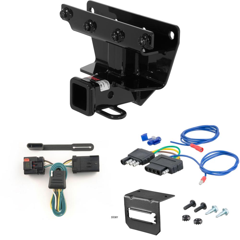 For 2006-2010 Jeep Commander Trailer Hitch + Wiring 5 Pin Fits Models w/ Tow Prep Package Excluding Rocky Mountain Edition Curt 13414 2 inch Tow Receiver For 2006-2010 Jeep Commander Trailer Hitch + Wiring 5 Pin Fits Models w/ Tow Prep Package Excluding Rocky Mountain Edition Curt 13414 2 inch Tow Receiver