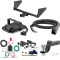 For 2019-2024 Toyota RAV4 Prime Tow Package Camp n' Field Trailer Hitch + Brake Controller Curt Assure 51160 Proportional Up To 4 Axles + 7 Way Trailer Wiring Plug & 2-5/16" ball 4 inch drop Fits All Models Curt 13416 2 inch Tow Receiver