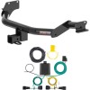 For 2023-2024 Kia Telluride Trailer Hitch + Wiring 4 Pin Fits Models w/o LED Taillights Curt 13420 56490 2 inch Tow Receiver
