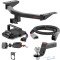 For 2019-2024 Honda Passport Tow Package Camp n' Field Trailer Hitch + Brake Controller Curt Assure 51160 Proportional Up To 4 Axles + 7 Way Trailer Wiring Plug & 2-5/16" ball 4 inch drop Fits All Models Curt 13421 2 inch Tow Receiver For 2019-2024 Honda Passport Tow Package Camp n' Field Trailer Hitch + Brake Controller Curt Assure 51160 Proportional Up To 4 Axles + 7 Way Trailer Wiring Plug & 2-5/16" ball 4 inch drop Fits All Models Curt 13421 2 inch Tow Receiver
