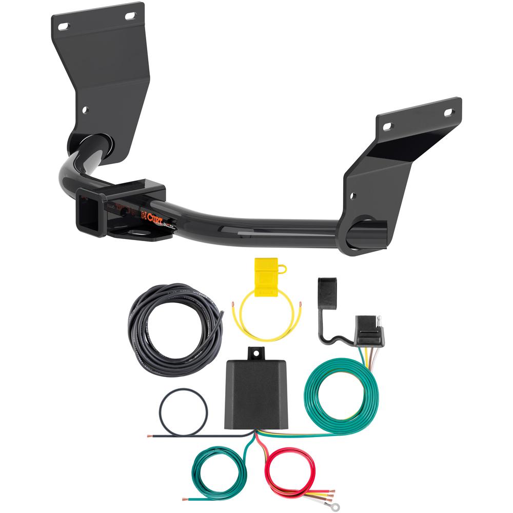 For 2019-2024 Acura RDX Trailer Hitch + Wiring 4 Pin Fits All Models Curt 13423 59236 2 inch Tow Receiver For 2019-2024 Acura RDX Trailer Hitch + Wiring 4 Pin Fits All Models Curt 13423 59236 2 inch Tow Receiver