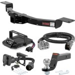 For 2013-2017 Chevy Traverse Tow Package Camp n' Field Trailer Hitch + Brake Controller Curt Assure 51160 Proportional Up To 4 Axles + 7 Way Trailer Wiring Plug & 2-5/16" ball 4 inch drop Fits Models w/ Existing USCAR 7-way Curt 13424 2 inch Tow For 2013-2017 Chevy Traverse Tow Package Camp n' Field Trailer Hitch + Brake Controller Curt Assure 51160 Proportional Up To 4 Axles + 7 Way Trailer Wiring Plug & 2-5/16" ball 4 inch drop Fits Models w/ Existing USCAR 7-way Curt 13424 2 inch Tow