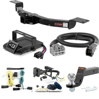 For 2007-2010 Saturn Outlook Tow Package Camp n' Field Trailer Hitch + Brake Controller Curt Assure 51160 Proportional Up To 4 Axles + 7 Way Trailer Wiring Plug & 2-5/16" ball 4 inch drop Fits All Models Curt 13424 2 inch Tow Receiver For 2007-2010 Saturn Outlook Tow Package Camp n' Field Trailer Hitch + Brake Controller Curt Assure 51160 Proportional Up To 4 Axles + 7 Way Trailer Wiring Plug & 2-5/16" ball 4 inch drop Fits All Models Curt 13424 2 inch Tow Receiver