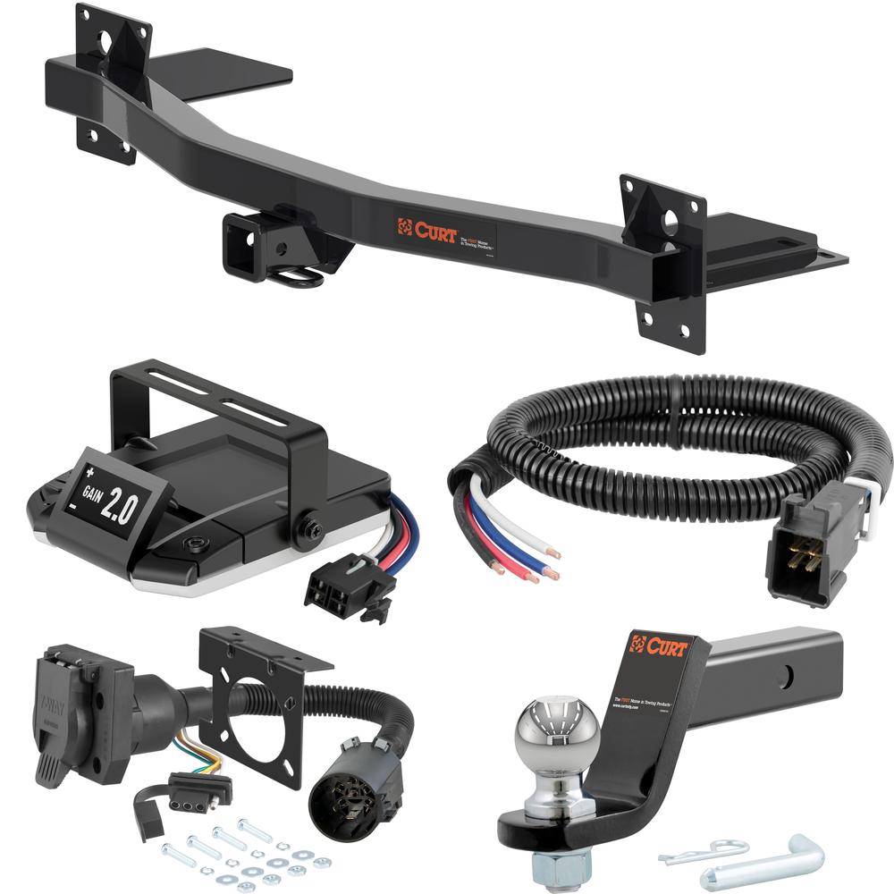 For 2018-2023 Chevy Traverse Tow Package Camp n' Field Trailer Hitch + Brake Controller Curt Assure 51160 Proportional Up To 4 Axles + 7 Way Trailer Wiring Plug & 2-5/16" ball 4 inch drop Fits Models w/ Existing USCAR 7-way Curt 13433 2 inch Tow For 2018-2023 Chevy Traverse Tow Package Camp n' Field Trailer Hitch + Brake Controller Curt Assure 51160 Proportional Up To 4 Axles + 7 Way Trailer Wiring Plug & 2-5/16" ball 4 inch drop Fits Models w/ Existing USCAR 7-way Curt 13433 2 inch Tow