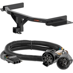 For 2020-2023 Ford Explorer Trailer Hitch + Wiring 4 Pin Fits Models w/ Existing USCAR 7-way Curt 13438 55384 2 inch Tow Receiver For 2020-2023 Ford Explorer Trailer Hitch + Wiring 4 Pin Fits Models w/ Existing USCAR 7-way Curt 13438 55384 2 inch Tow Receiver