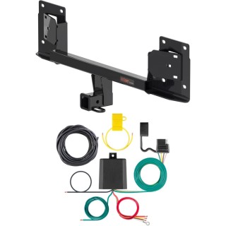 For 2020-2023 Tesla 3 Trailer Hitch + Wiring 4 Pin Fits All Models Curt 13449 59236 2 inch Tow Receiver