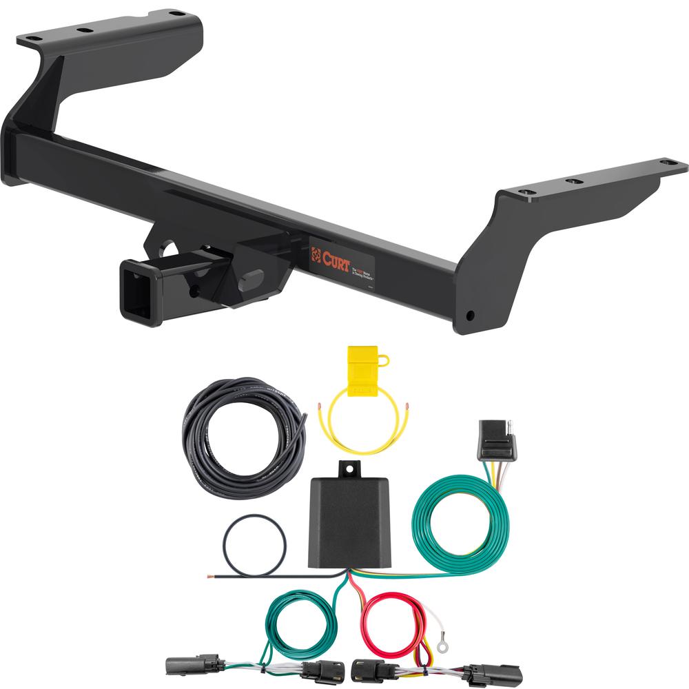 For 2020-2022 Ford Escape Trailer Hitch + Wiring 4 Pin Except PHEV Curt 13454 56448 2 inch Tow Receiver For 2020-2022 Ford Escape Trailer Hitch + Wiring 4 Pin Except PHEV Curt 13454 56448 2 inch Tow Receiver
