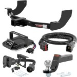 For 2013-2014 Land Rover LR4 Tow Package Camp n' Field Trailer Hitch + Brake Controller Curt Assure 51160 Proportional Up To 4 Axles + 7 Way Trailer Wiring Plug & 2-5/16" ball 4 inch drop Fits Models w/ Existing USCAR 7-way Curt 13456 2 inch Tow For 2013-2014 Land Rover LR4 Tow Package Camp n' Field Trailer Hitch + Brake Controller Curt Assure 51160 Proportional Up To 4 Axles + 7 Way Trailer Wiring Plug & 2-5/16" ball 4 inch drop Fits Models w/ Existing USCAR 7-way Curt 13456 2 inch Tow