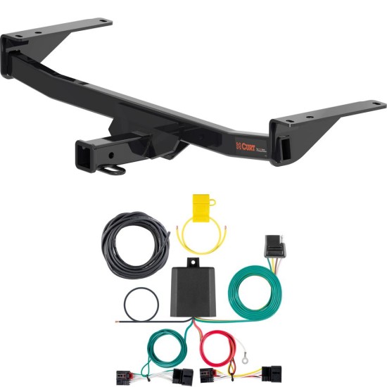 For 2020-2024 VW Atlas Cross Sport Trailer Hitch + Wiring 4 Pin Fits All Models Curt 13458 56464 2 inch Tow Receiver For 2020-2024 VW Atlas Cross Sport Trailer Hitch + Wiring 4 Pin Fits All Models Curt 13458 56464 2 inch Tow Receiver