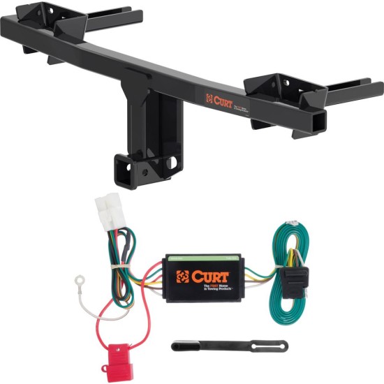 For 2019-2024 Subaru Forester Trailer Hitch + Wiring 4 Pin Except Hybrid Curt 13459 56040 2 inch Tow Receiver
