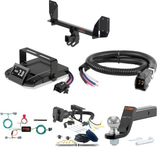 For Volvo XC90 Trailer Hitch Brake Control Curt Assure 7 Way Wiring 4 Drop 2 5 16 Ball Hitch All Models 2 inch
